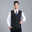 Men Wool Sweater Coats Vest 2024 Autumn Winter Knitted Man Single Breasted Sleeveless Sweater Cardigan