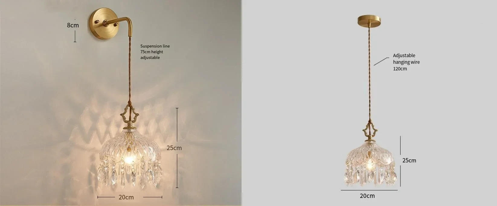 Description Picture 2 of itemFrench Retro Pendant Lights Glass Lampshade Suspended Chandelier Indoor Art Decoration Bedroom Bar Restaurant Bedside Woonkamer