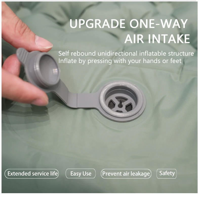 Description Picture 5 of itemTARKA 2m Lengthen Inflatable Mattress Outdoor Camping Self-Inflating Mats Spliceable Hiking Fishing Sleeping Pad Air Cushion