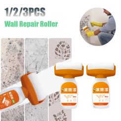Wall Repair Roller Portable Household Paint Brush Waterproof DIY Renovation Wall Spackle Roller Paint Touch Up Paint Roller
