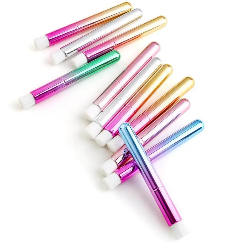 Description Picture 5 of itemGradient Foam Brush Remove Blackheads Makeup Tools Clean False Eyelashes Brush Multi-color Soft Eyelashes Brush
