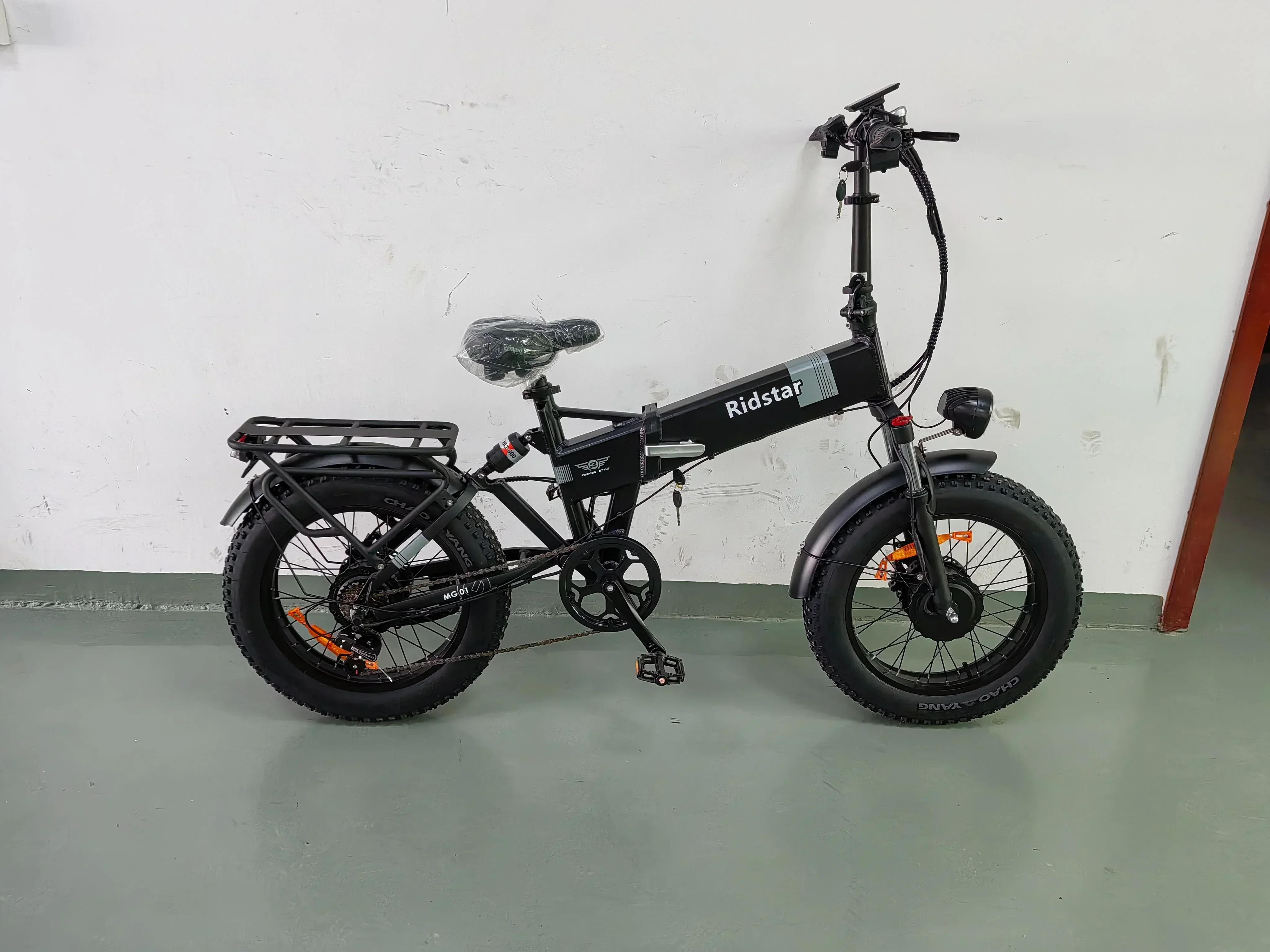 Description Picture 3 of itemElectric Bicycle New H20 Pro Mountain 2000W 48V 23AH Powerful Dual motor Snow  Electric Bike 20inch*4.0 Fat Tyre Foldable Ebike