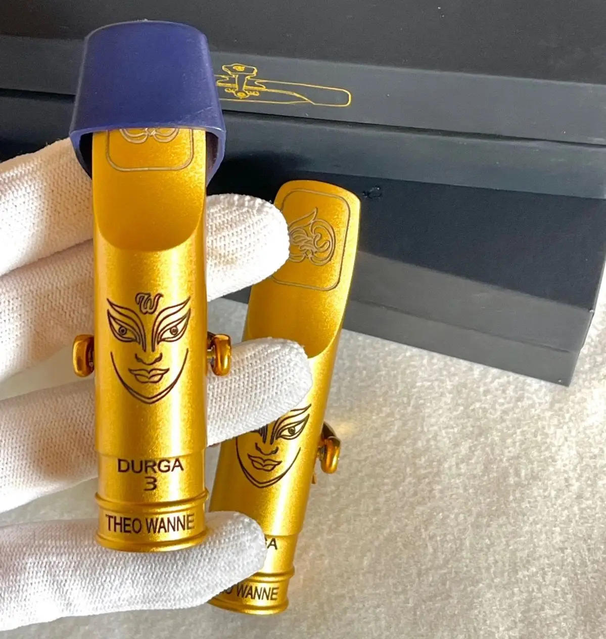 Description Picture 2 of itemMetal Goddess Flute Head Mandela Durga 3 Generation Alto Saxophone Musical Instrument Accessories Treble Tenor