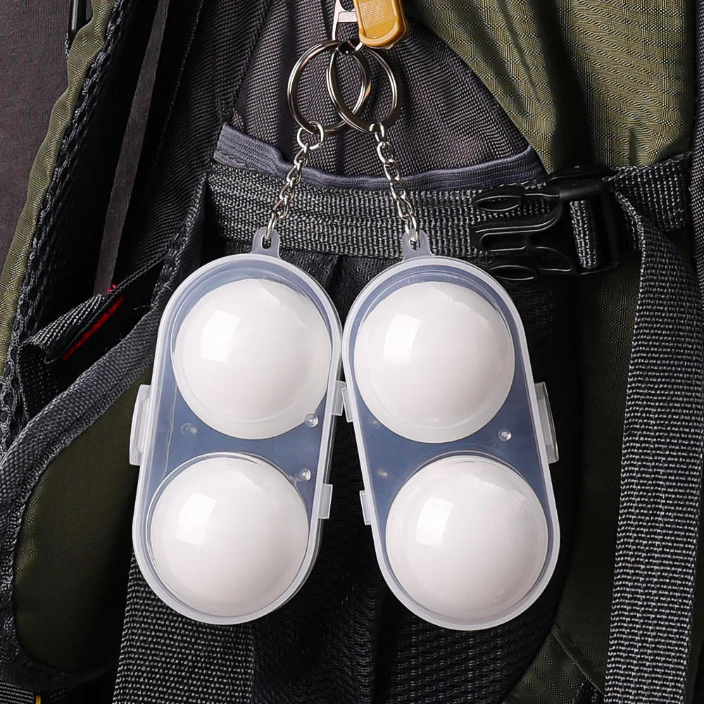 Description Picture 5 of itemTable Tennis Ball Container Box Hard Plastic Case Ping Pong Ball Storage Box with Keychain Table Tennis Accessories Gift