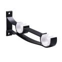 1pc Double Curtain Rod Brackets Window Hardware Holder Home Decor Side Top Mounted Easy to Install