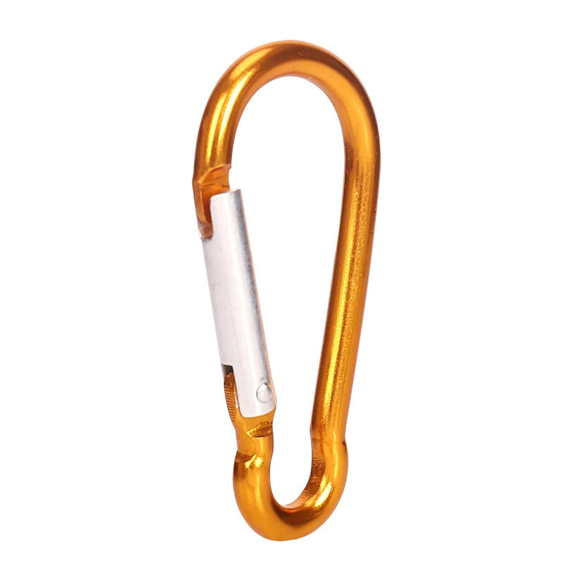 Description Picture 3 of itemCarabiners Spring Clasp Hook Aluminum Alloy D Carabiner Spring Snap Clip Hooks Keychain Climbing Carabiner For Key Camping Tools