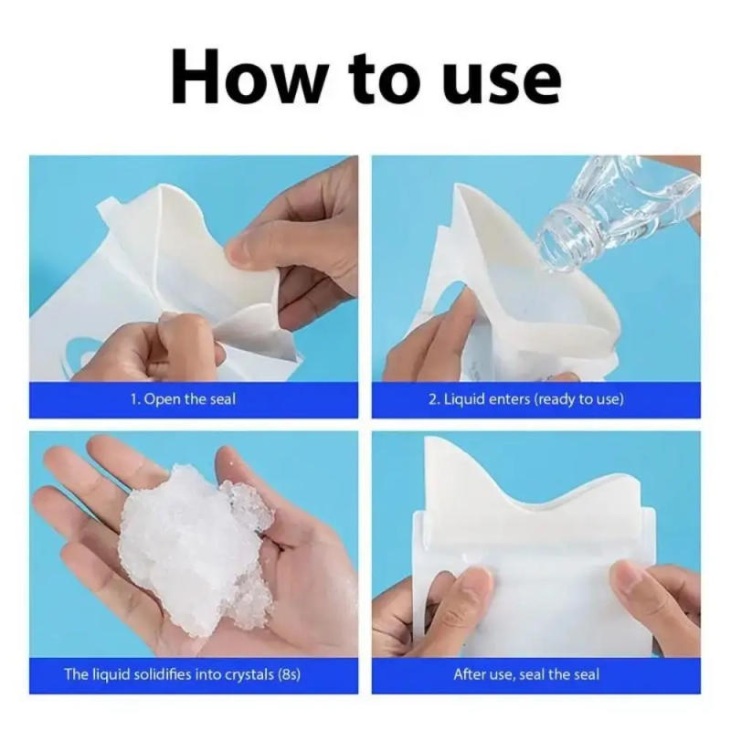 Description Picture 3 of item1/4Pcs 700ML Durable Disposable Car Urinary Bag Large Capacity Emergency Vomit Bags Leak-proof Mobile Toilets Urinal Unisex