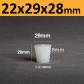 22x29x28mm 1Pc