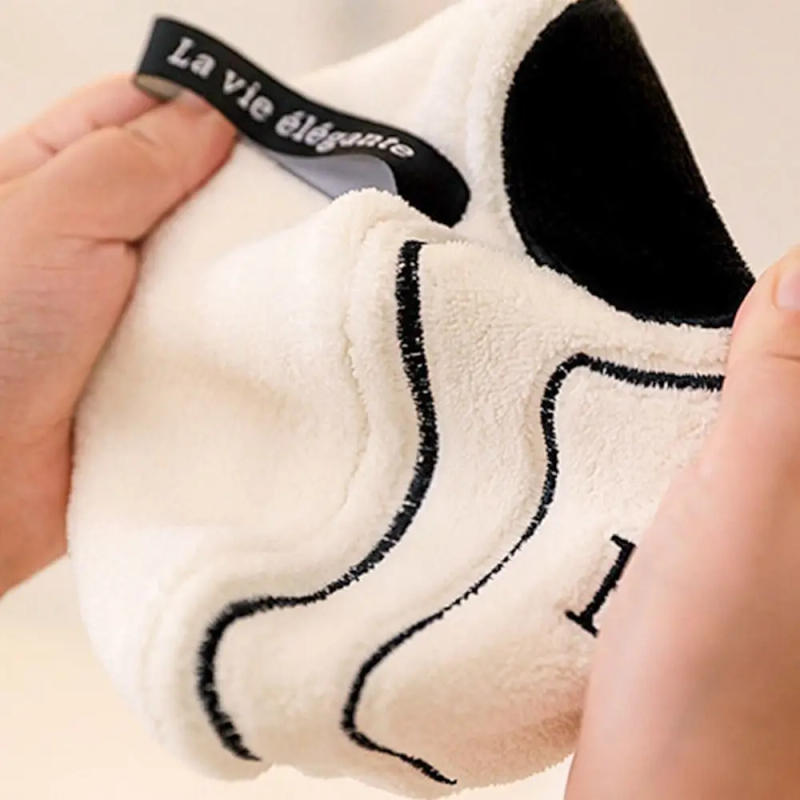 Description Picture 5 of itemHanging Hand Towel Double Layer Absorb Water Quick Drying Toilet Handkerchief Simple Household Children Fine Hand Towel