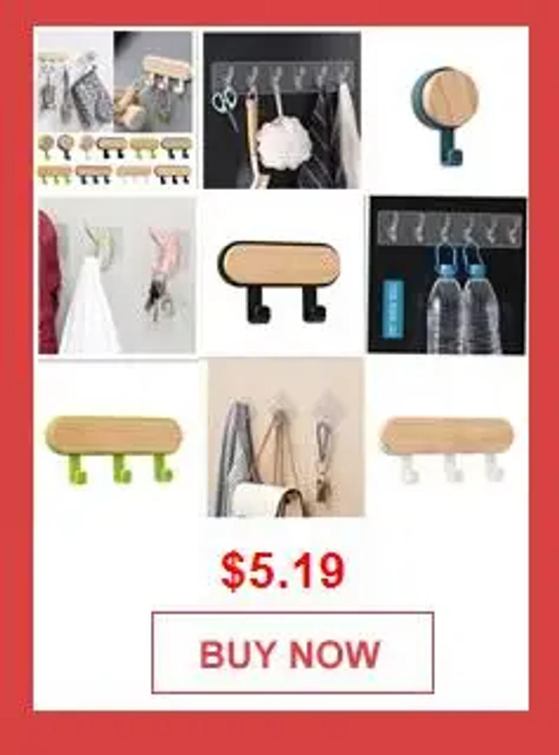 Description Picture 3 of itemWall Hanging Pegboard Organizer Punch-free Storage Rack Wall-Mounted Plastic Hole Board Wall Shelf DIY Organizers Home Decor