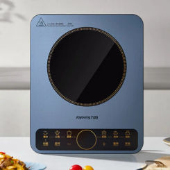 Joyoung Induction Cooker 2200W Household Cooktop One-Button Stir-Fry Timer Multi-Function Colorful Panel Easy Operation 220V