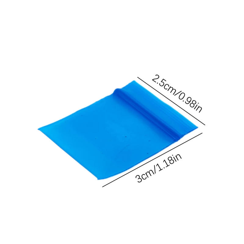 Description Picture 2 of item100PCS PE Plastic Packaging Bags Ziplock Bag Pill Packaging Pouches New Mini Zip Lock Bags Zipper Bag Ziplock Bag 2.5x3cm