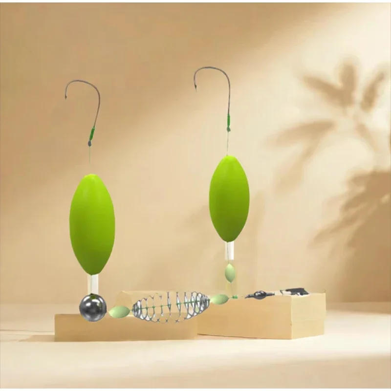 Description Picture 6 of item2 Pcs Double Hook Fishing Hair Rigs Hook Suspension Anti Bottom Carp Fishing Hook Ready Made Carp Rigs Fishing Lure