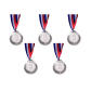 5Pcs Silver