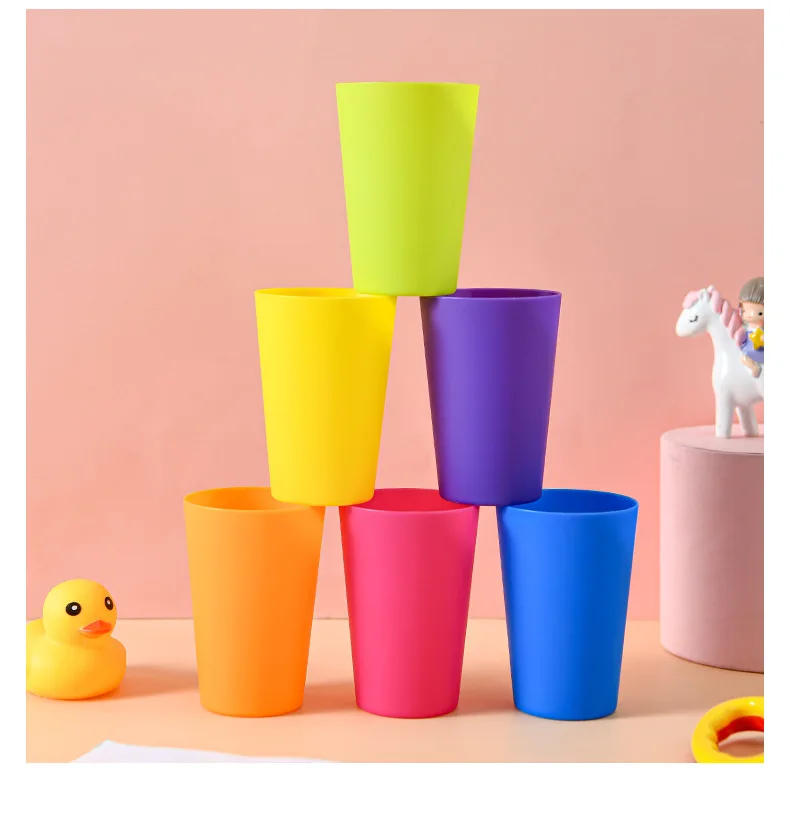 Description Picture 2 of item2pcs/5pcs Soft Plastic Cups 160ml Milk Coffee Beer Mugs for Party Bar Outdoor Portable Camp Picnic Travel Tumbler Candy Reusable