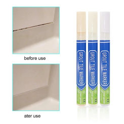 Waterproof Tile Gap Repair Pen White Tile Refill Grout Pen Mouldproof Filling Agents Wall Porcelain Bathroom Paint Cleaner