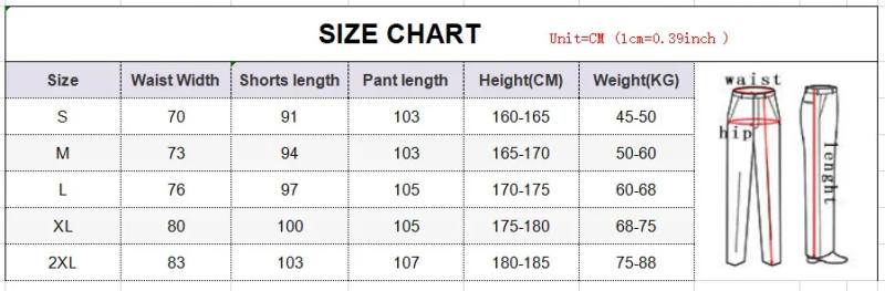 Description Picture 2 of itemMen's Fake Two-Piece Tight Legging Pants Cycling Running Fitness Basketball Soccer Drawstring Sweatpants Quick-Drying Trousers