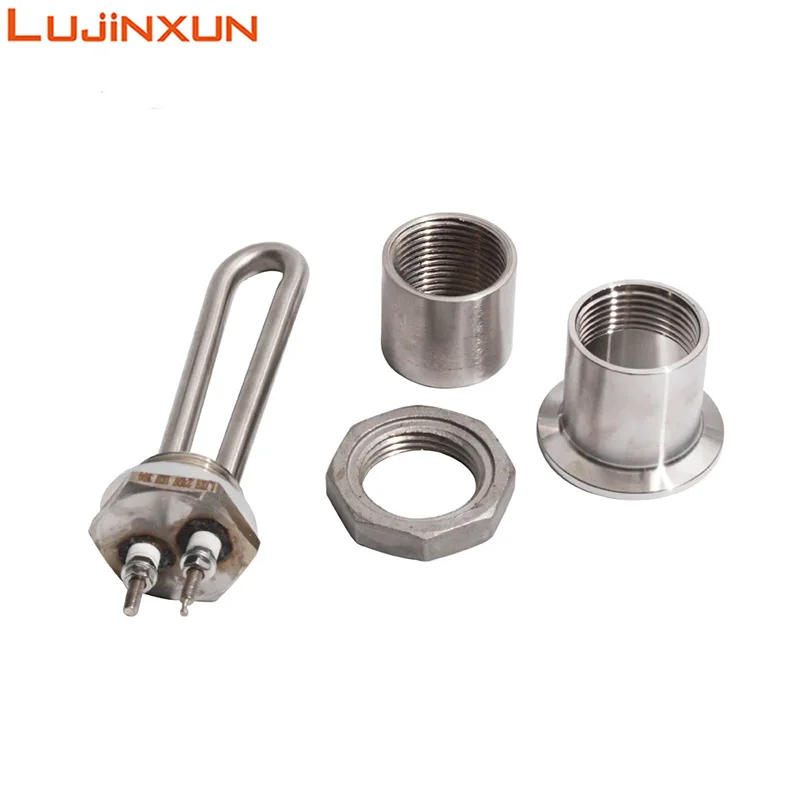 Description Picture 3 of itemLUJINXUN 304SS Electric Heating Element with DN25/32mm 1" Threaded Flange for Screw Assembly Water Dispenser 220V 500W