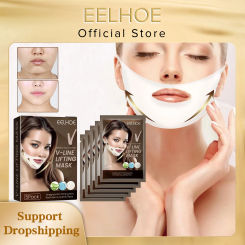 EELHOE Face Lifting Masks V Shaping Face Chin Firming Moisturizing Anti Aging Anti Sagging V Shape Face Lift up Mask Skin Care