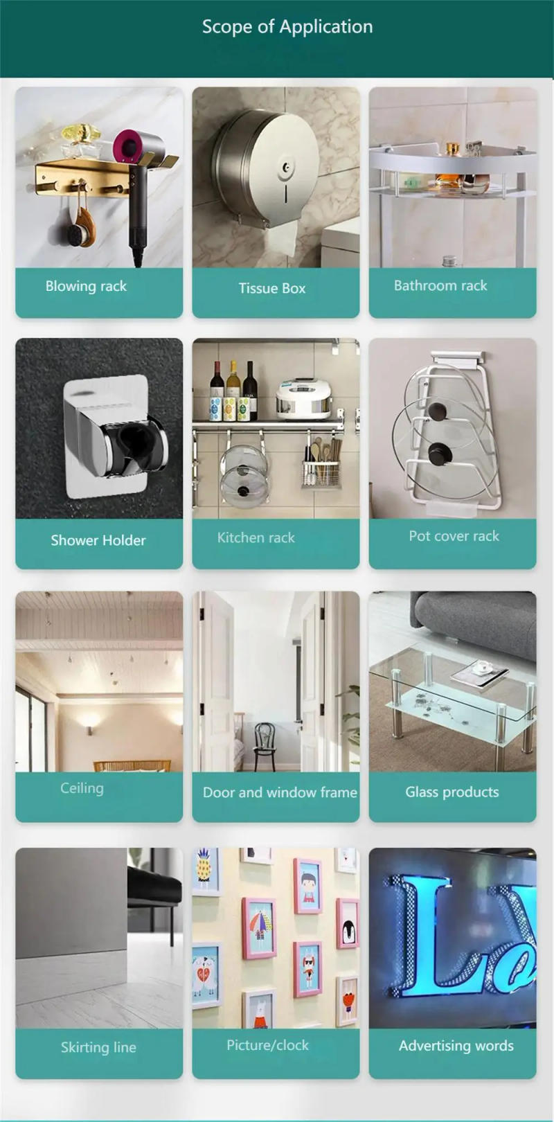 Description Picture 3 of item1-10pcs All-purpose Glue Quick Drying Glue Strong Adhesive Sealant Fix Glue Nail Free Adhesive For Plastic Glass Metal Caulk