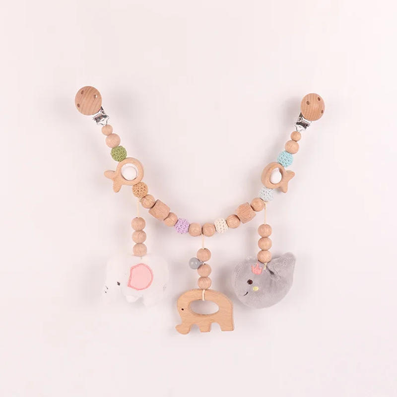 Description Picture 2 of itemBaby Toy Pram Clip Pacifier Clip Chain Mobile Pram Personalize Name Rattle Stroller Toys Bed Bell Stroller Chain Baby Toy Clip