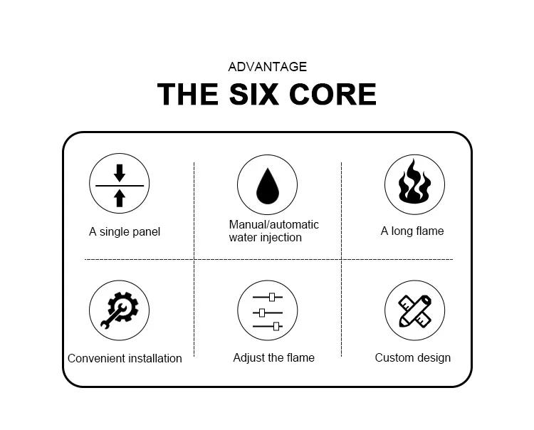 Description Picture 3 of itemNew Prima Custom Antomizing Clean Water Built In Electric 4D Vapor Steam Mist Fireplace