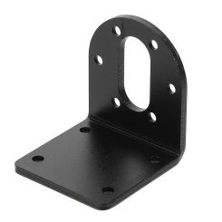 Motor Bracket Base for Robots Aluminum Geared Mounting Reduction Holder Miniature Convenient Fixed L-shape Polished