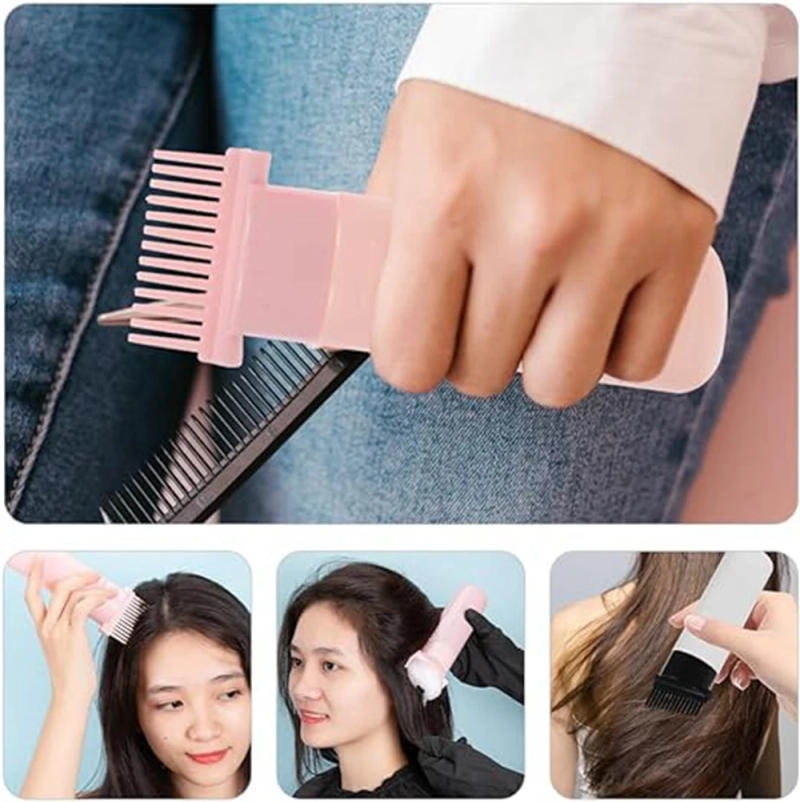Description Picture 3 of itemNew 180ML Refillable Bottle Hair Dye Shampoo Plastic Applicator Comb Dispensing Salon Oil Hair Coloring Hairdress Styling Tool