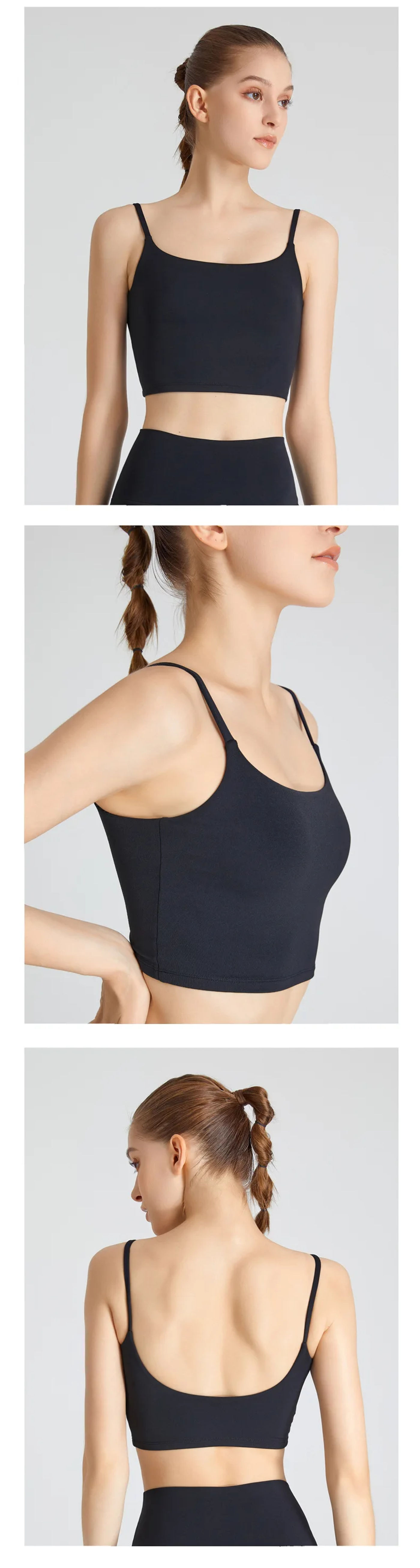 Description Picture 6 of itemSports Bra Top for Women, Push Up, Fixed Padded, Push Up Tops, Fitness Vest, Running, Gym Bra, Yoga, Breathable Sports Underwear