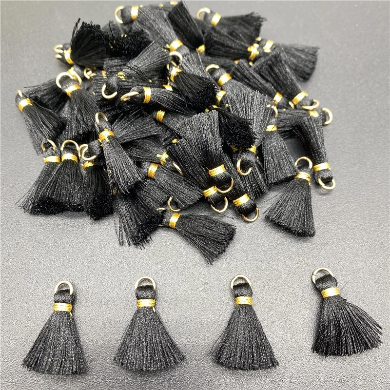 Description Picture 4 of item10pcs Polyester Trim Fringe Tassel Sewing Curtains Accessories DIY Keychain Cellphone Straps Pendant Tassels For jewelry Making