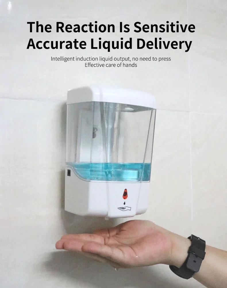 Description Picture 5 of itemHand Washing MachineHot Sale Battery Operated Contactless Hand Sanitizer Alcohol Dispenser Antibacterial Automatic Gel Dispenser