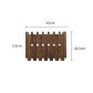 Walnut 6 hooks