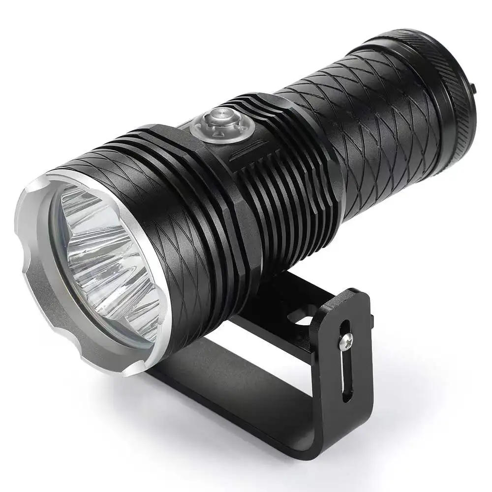 Description Picture 2 of item4xXHP70.2 LED Professional Diving Photography Flashlight  Underwater Waterproof Tactical Diving Light Camera Video Torch