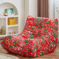 Cloth covered sofa