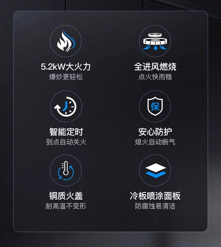 Description Picture 4 of itemChigo Single Burner Desktop Gas Stove for Home Kitchen LPG Natural Gas Fuel