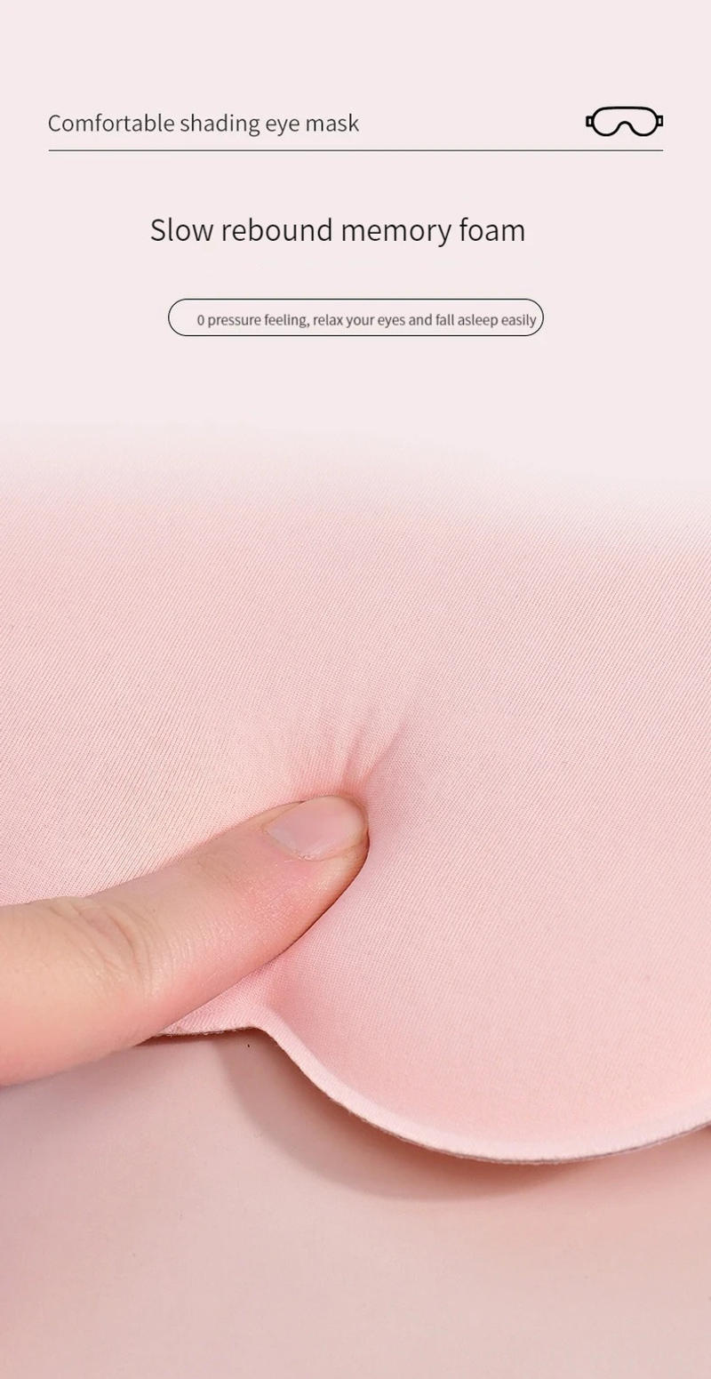 Description Picture 4 of item3D Sleep Mask Clouds Sleeping Eye Mask Eyeshade Cover Soft Eye Patch Women Men Soft Portable Blindfold Travel Eyepatch