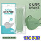 100 pcs  Gray-green