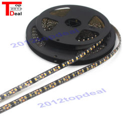 SMD 2835 Flexible LED Strip 120led/m 600Leds Warm White 12V no/Waterproof brighter black pcb than 3528 strip,5m/lot