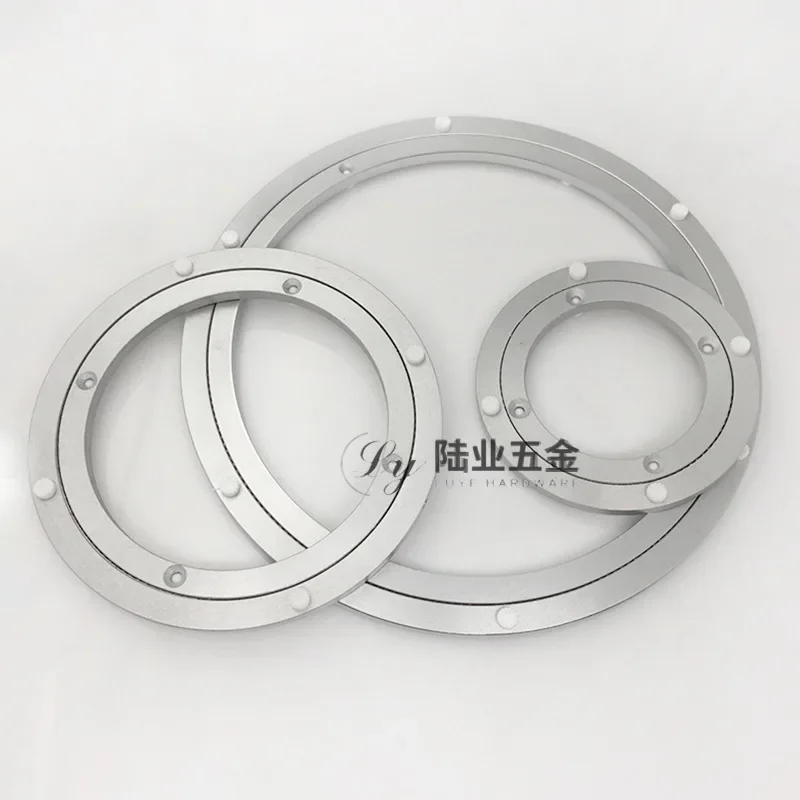 Description Picture 3 of item4/5.5/8/10/12/14/16 Inch Design Lazy Susan Aluminum Ball Bearing Turntable Bearings Swivel Plate