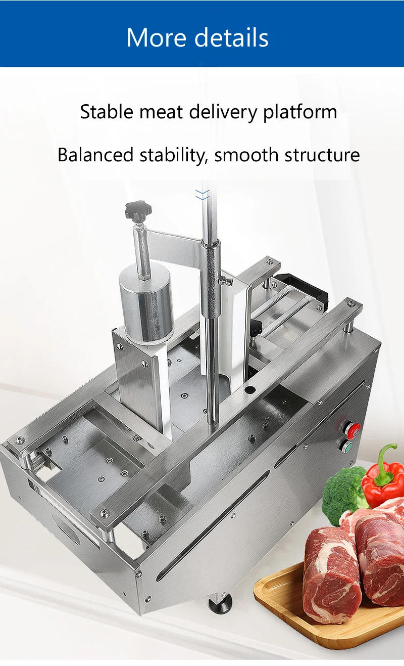 Description Picture 3 of itemHousehold Small Electric Meat Slicer Fully Automatic Frozen Beef And Lamb Slicer