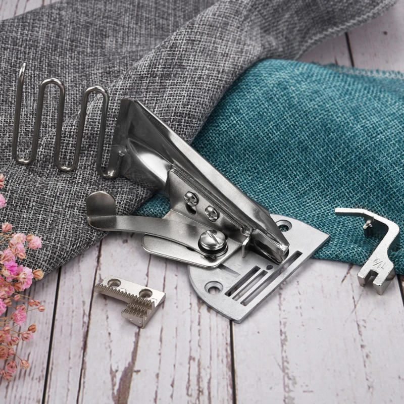 Description Picture 5 of item2023 Overlock Folder Binding Of Curve Edges Folder Bias Binder Lockstitch Sewing Machine Foot Sew Feet Machine Accessories Tools