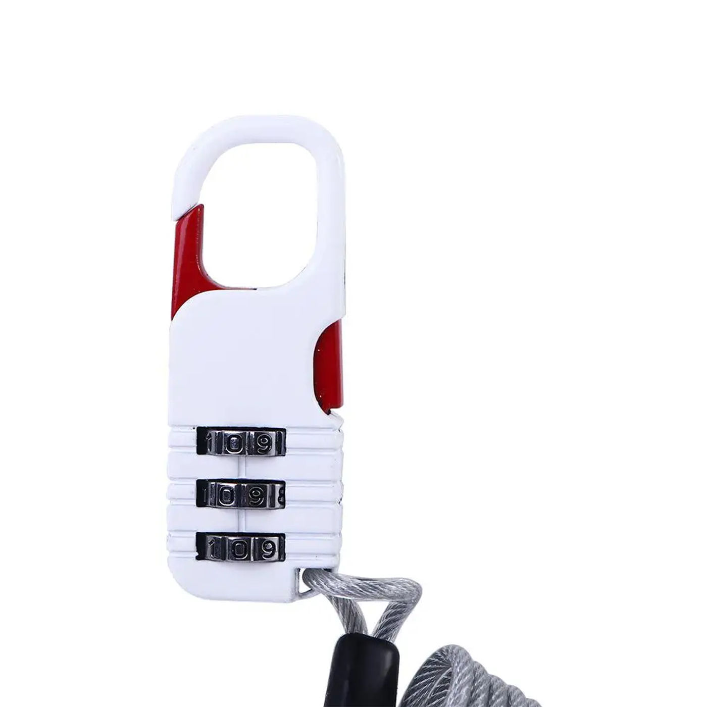 Description Picture 6 of itemDurable Mini 3 Digit Combination Password Cable Anti Theft Safety Accessories Security Lock Cable Lock Bicycle Lock Helmet Lock