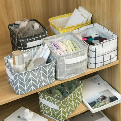 Linen sundries basket toy storage box laundry underwear cosmetics storage box office stationery storage box