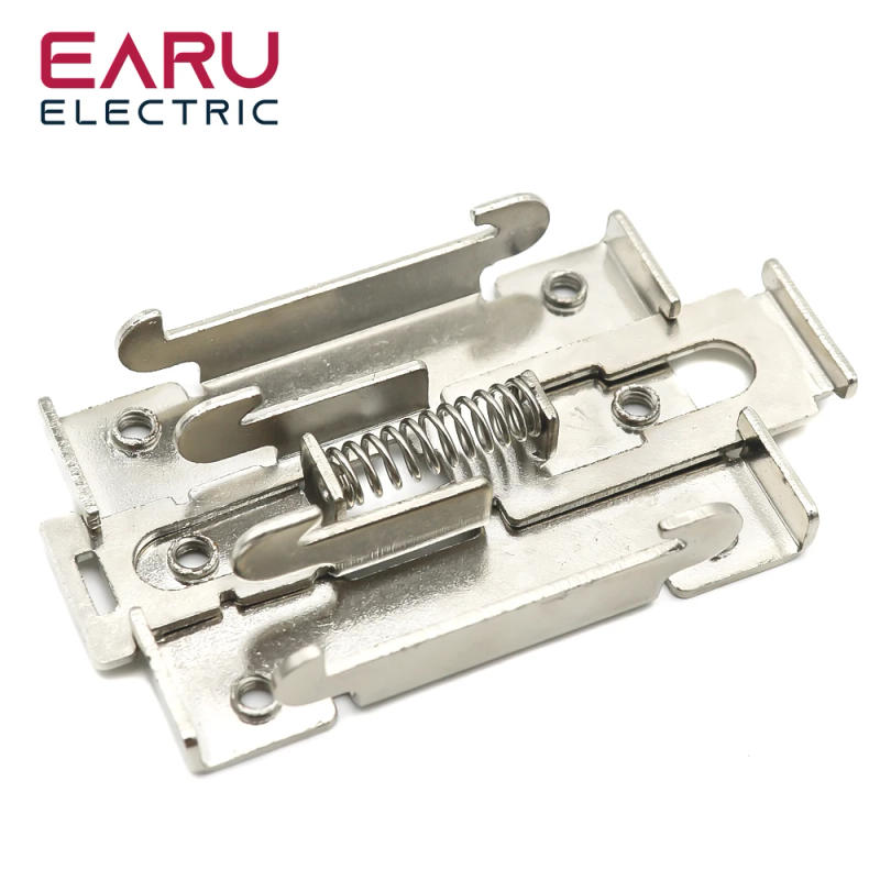 Description Picture 4 of item1pc Single Phase SSR 35MM DIN Applicable To For DA AA DD VA VD LA Rail Fixed Solid State Relay Clip Clamp With 2 Mounting Screws