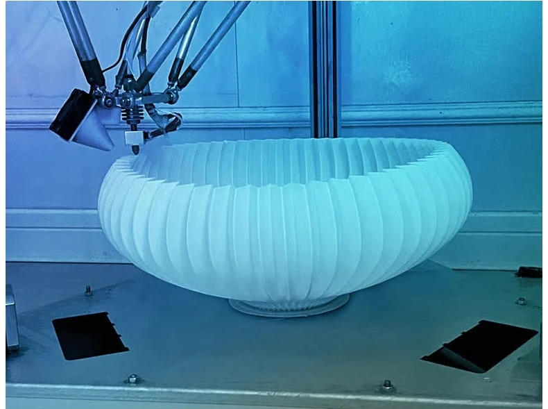 Description Picture 3 of item3D Printed White Lantern Pendant Light Creative E27 Home Decoration Living Room Dining Room Ceiling Hanging Lamp Indoor Lighting