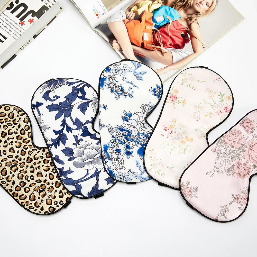 Description Picture 2 of itemMulberry Silk Sleep Aid Mask 100% Natural Mulberry Soft eyeshade Smooth Sleeping Aid Eyeshade Eyes Cover Patch Comfort Blindfold