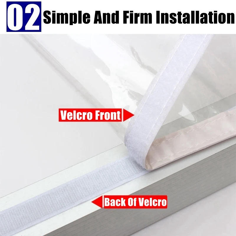 Description Picture 5 of itemWindow Heat Insulation Film Self-Adhesive Warm Bedroom Curtain Soft Glass Film Window Isolation Winter Curtains For Living Room