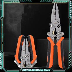 Collapsible Wire Stripper and Cutter Time-Saving Labor-Saving Repair Scissors Wire Stripping Crimping Pliers Hand Tool