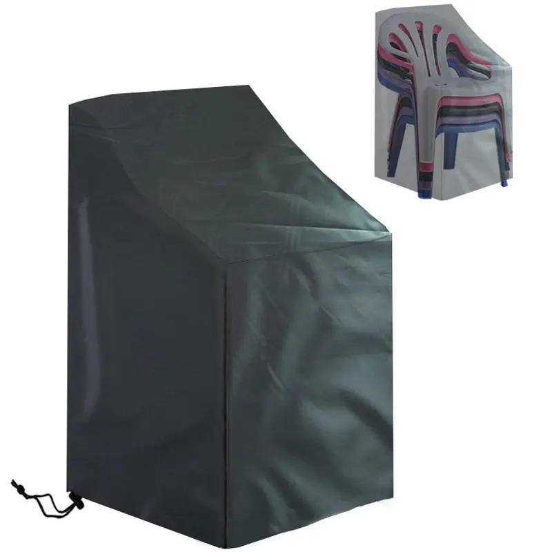 Description Picture 5 of itemStacked Chair Dust Cover Outdoor Garden Patio Furniture Protector Cover Waterproof Dustproof Chair Cover Rain Cover Chair Sofa