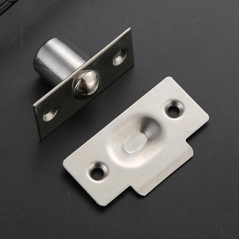 Description Picture 2 of itemDruable Door Catch Roller Ball 1x Copper Keep Plate Mortice Solid Spring Stainless Steel Strong For Wooden Doors